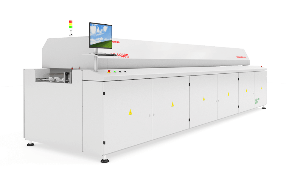 Six-zones Reflow oven Top Banner_Left Side