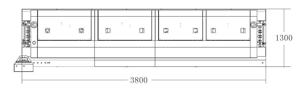 Six-zones Reflow oven _Plan size